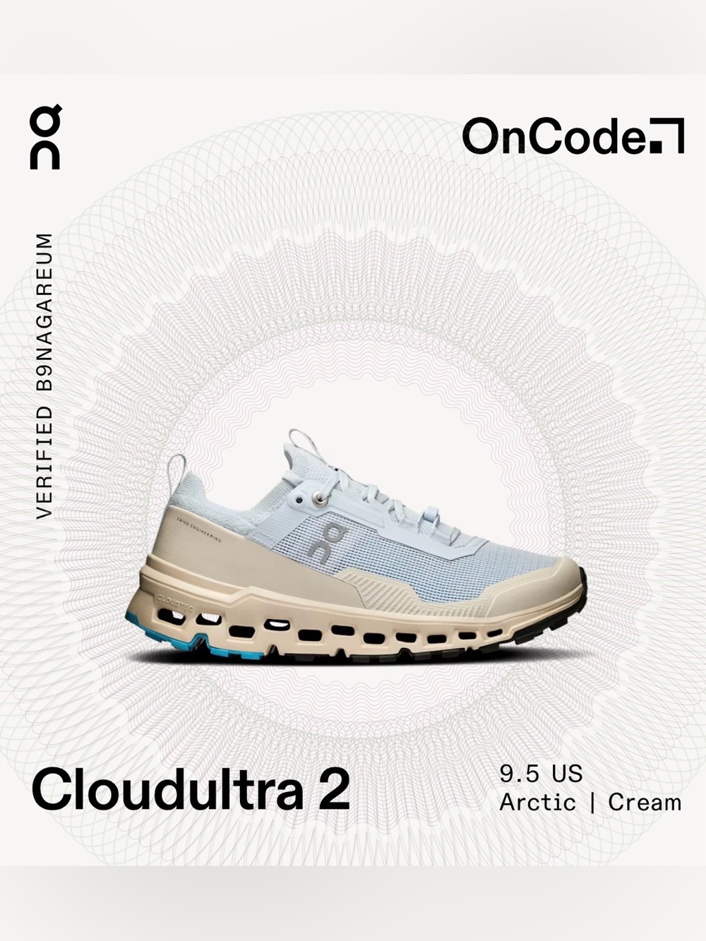 On Running Cloudultra 2 Women's Shoes — Arctic Blue & Cream